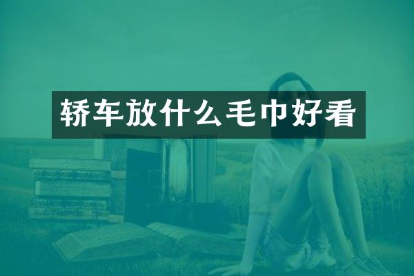 轿车放什么毛巾好看