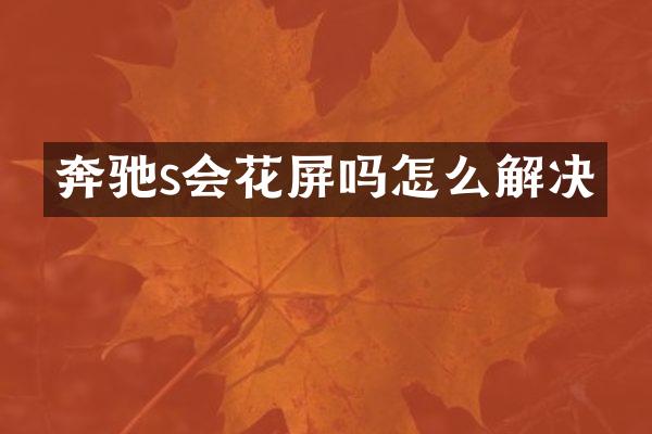 奔驰s会花屏吗怎么解决