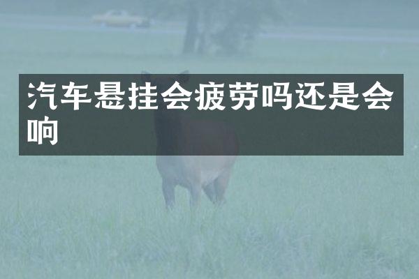 汽车悬挂会疲劳吗还是会响