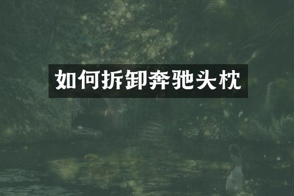 如何拆卸奔驰头枕