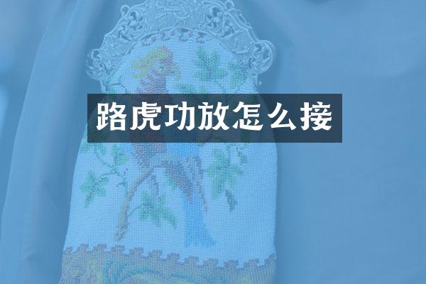 路虎功放怎么接
