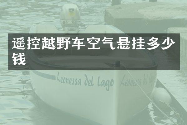 遥控越野车空气悬挂多少钱