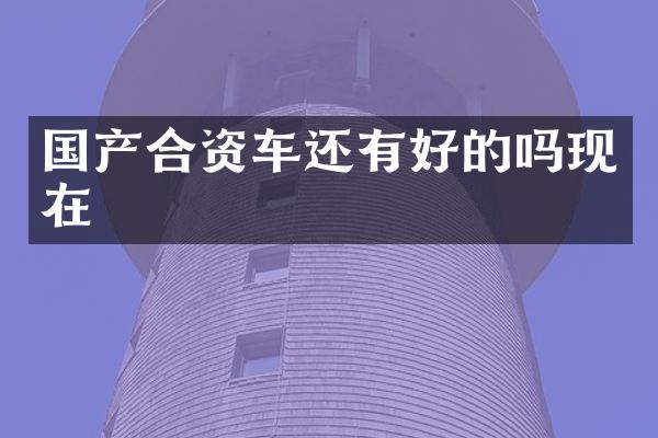 国产合资车还有好的吗现在