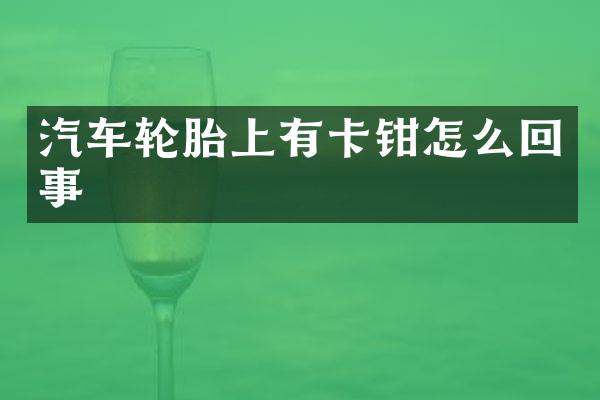 汽车轮胎上有卡钳怎么回事