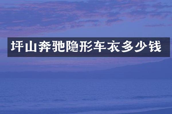坪山奔驰隐形车衣多少钱