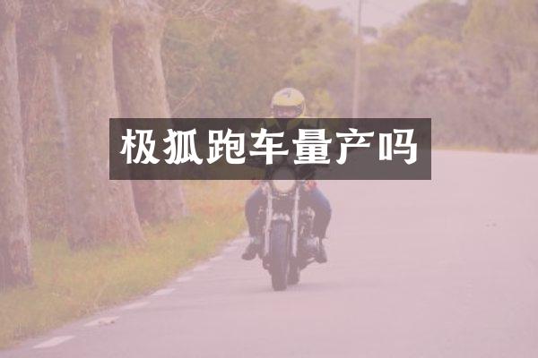 极狐跑车量产吗
