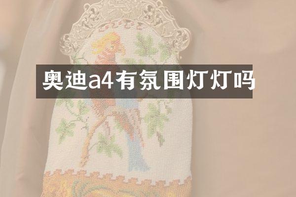 奥迪a4有氛围灯灯吗