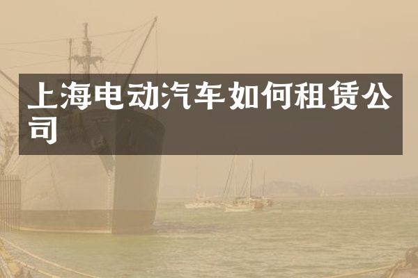 上海电动汽车如何租赁公司
