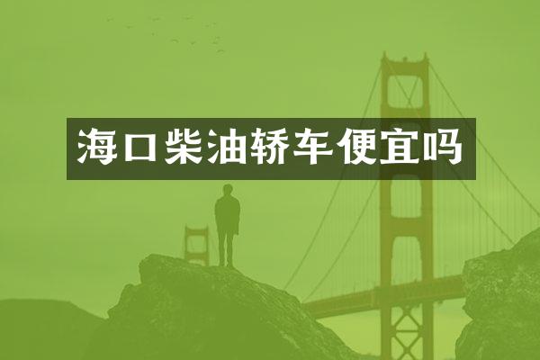 海口柴油轿车便宜吗