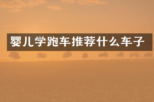 婴儿学跑车推荐什么车子