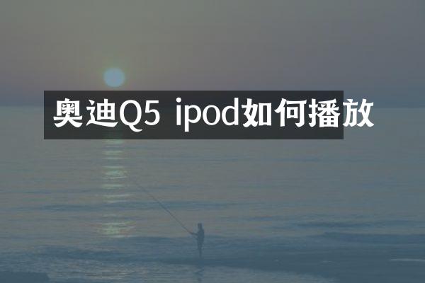 奥迪Q5 ipod如何播放
