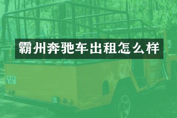 霸州奔驰车出租怎么样