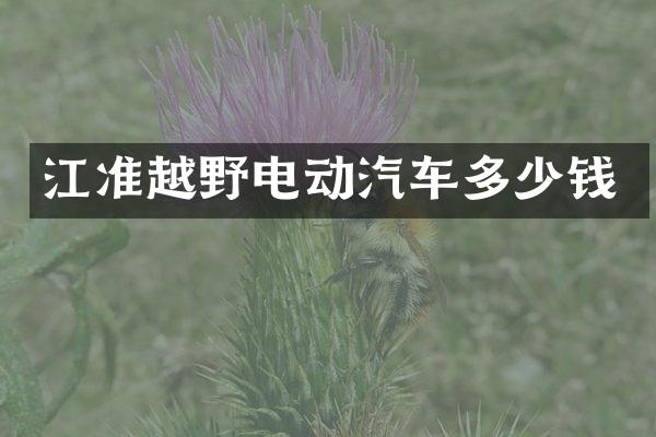 江准越野电动汽车多少钱