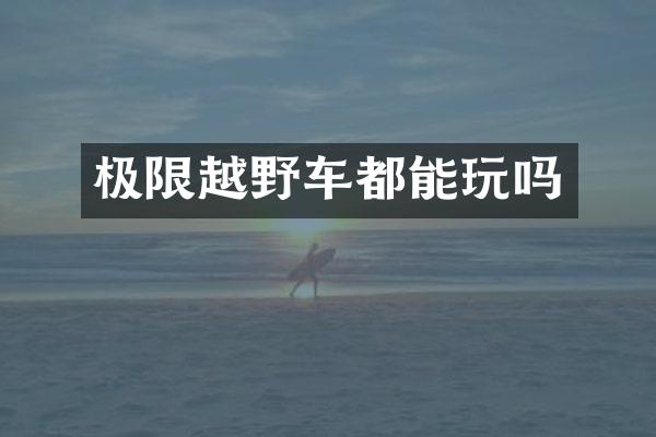 极限越野车都能玩吗