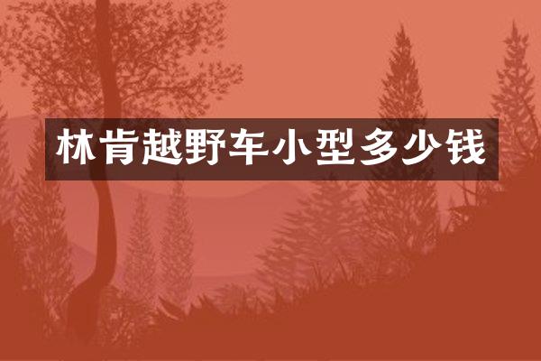 林肯越野车小型多少钱