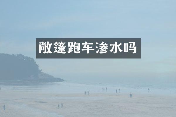 敞篷跑车渗水吗