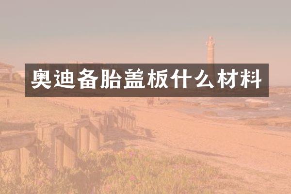 奥迪备胎盖板什么材料