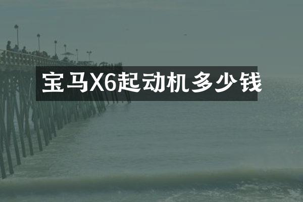 宝马X6起动机多少钱