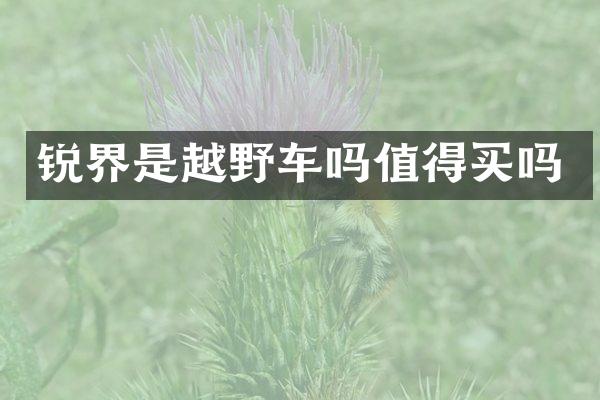 锐界是越野车吗值得买吗
