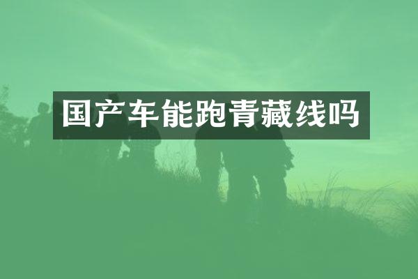 国产车能跑青藏线吗