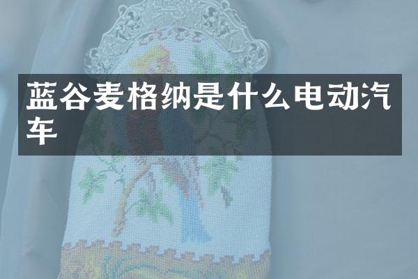 蓝谷麦格纳是什么电动汽车
