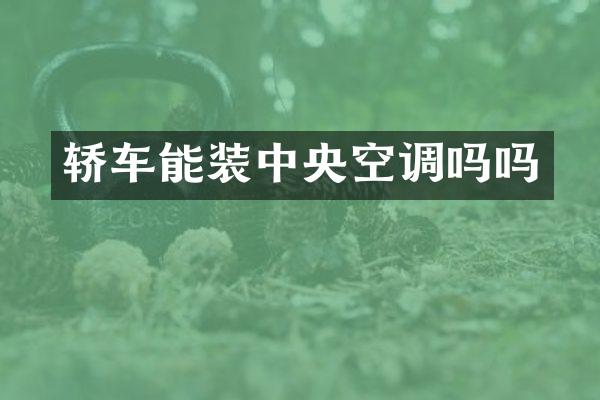 轿车能装中央空调吗吗