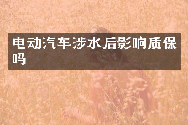 电动汽车涉水后影响质保吗