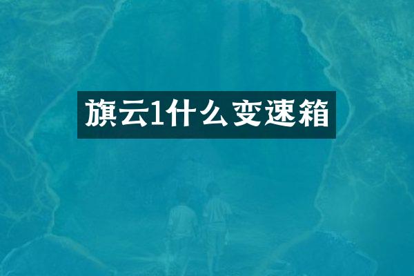 旗云1什么变速箱