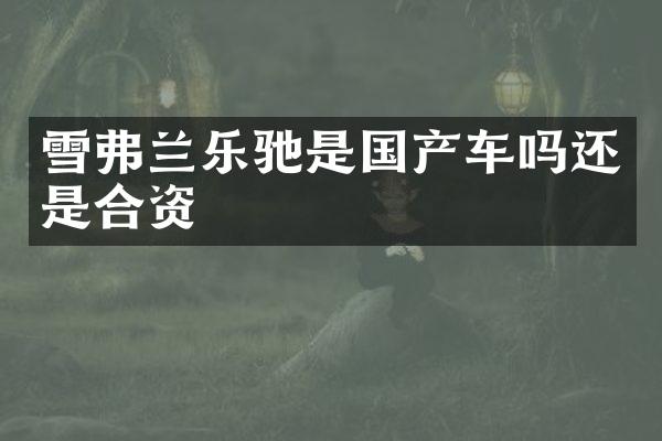 雪弗兰乐驰是国产车吗还是合资