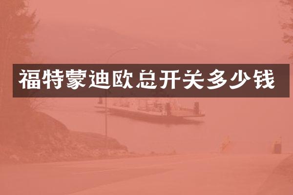 福特蒙迪欧总开关多少钱