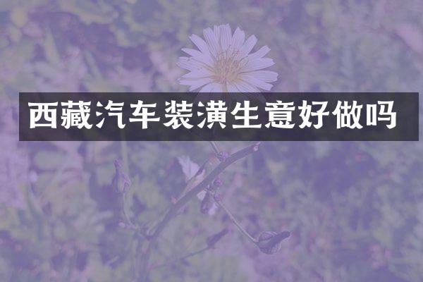 西藏汽车装潢生意好做吗