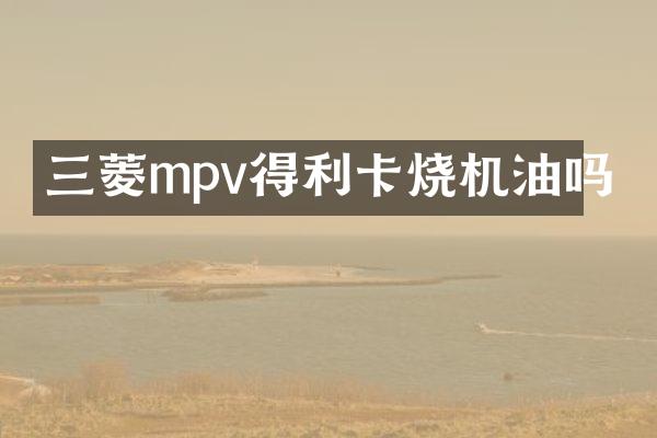 三菱mpv得利卡烧机油吗