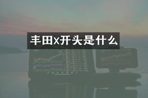 丰田x开头是什么