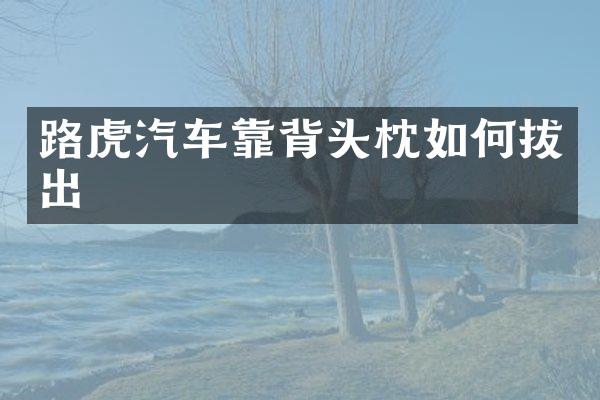 路虎汽车靠背头枕如何拔出