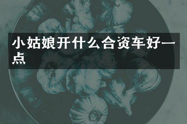 小姑娘开什么合资车好一点