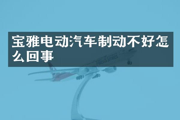 宝雅电动汽车制动不好怎么回事
