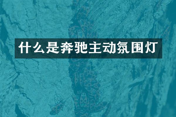 什么是奔驰主动氛围灯