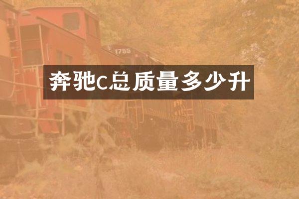 奔驰c总质量多少升