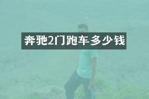 奔驰2门跑车多少钱