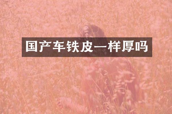 国产车铁皮一样厚吗