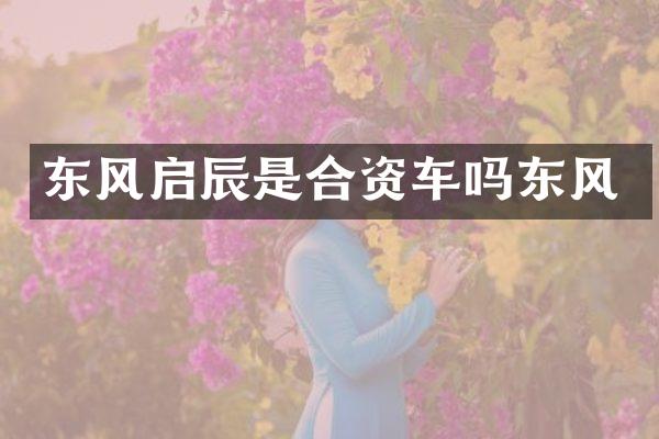 东风启辰是合资车吗东风