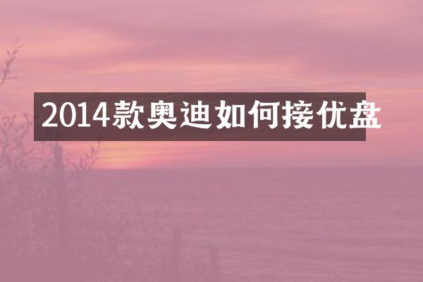 2014款奥迪如何接优盘