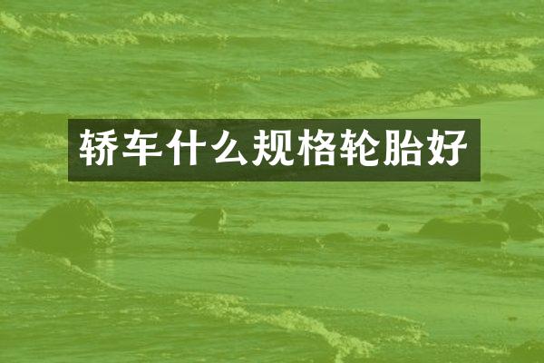 轿车什么规格轮胎好