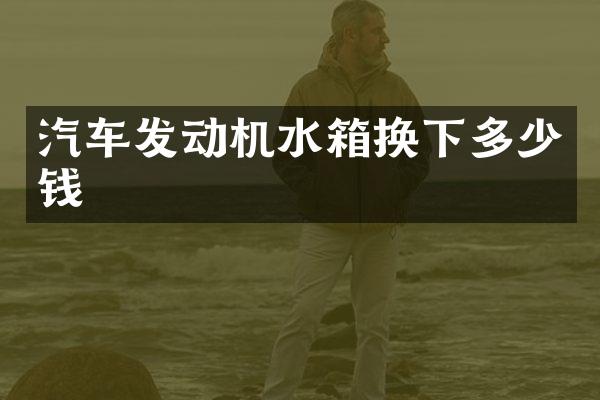 汽车发动机水箱换下多少钱