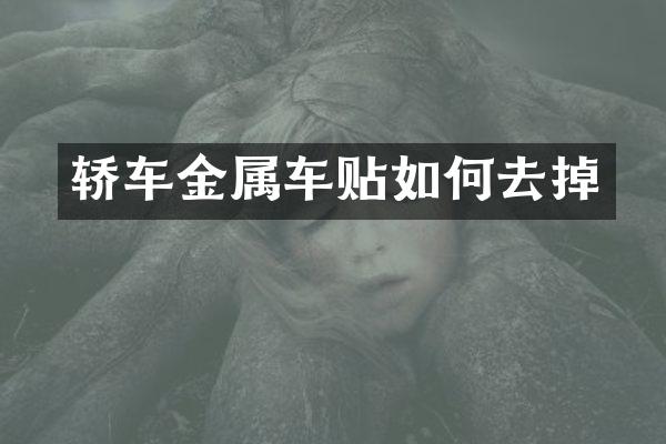 轿车金属车贴如何去掉