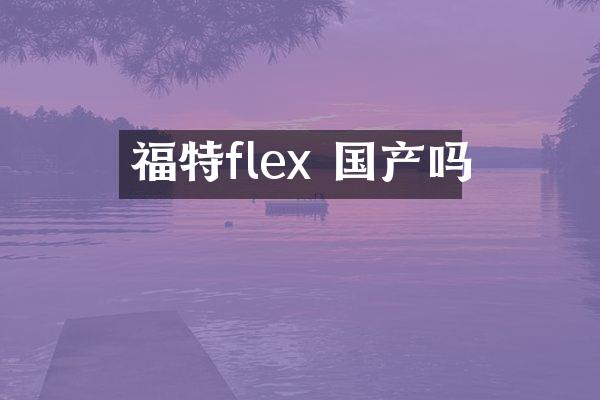 福特flex 国产吗