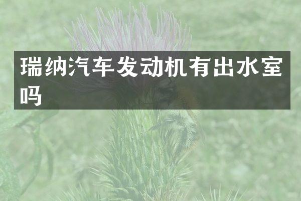 瑞纳汽车发动机有出水室吗