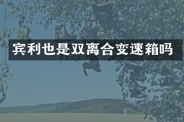 宾利也是双离合变速箱吗