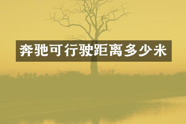 奔驰可行驶距离多少米