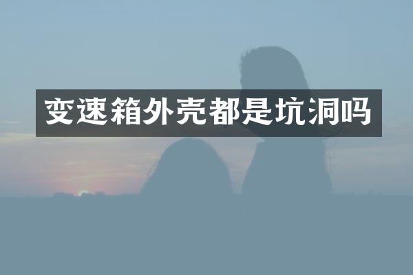 变速箱外壳都是坑洞吗